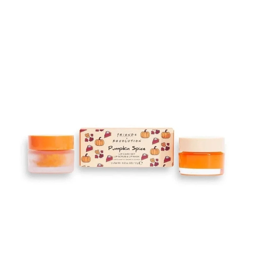Friends Revolution Beauty Pumpkin Spice Lip Care Set - New